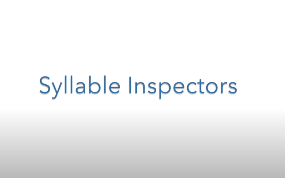 Syllable Inspectors